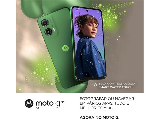 Smartphone 5G Motorola G35 128GB 12GB RAM Android 14 Verde - 6