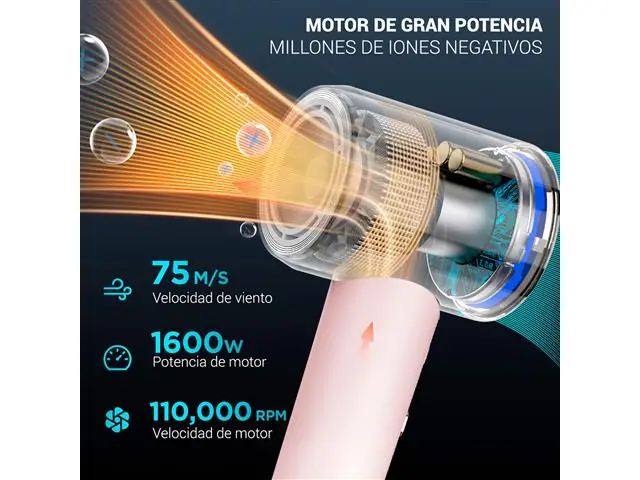 Secador De Pelo Profesional Osoji Antifrizz OHD-6 