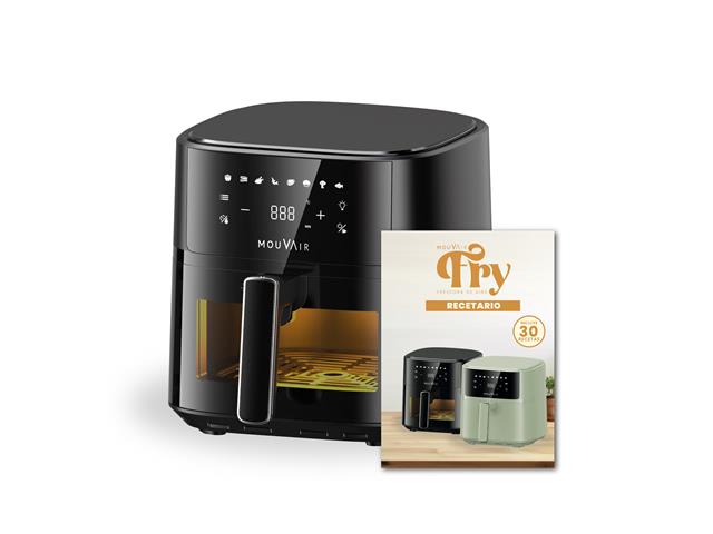 Freidora de aire 6 L Clear Fry Mouvair