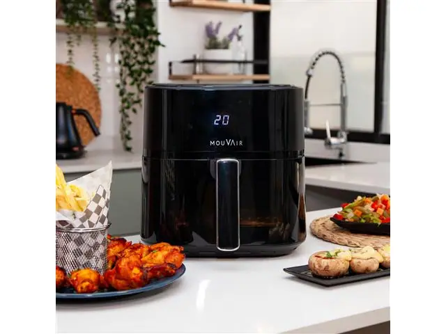 Freidora de aire 6 L Clear Fry Mouvair