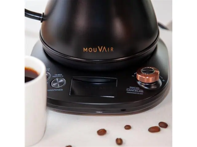 Hervidor Swan Negro 800ml Mouvair