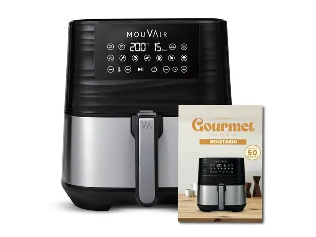 Freidora de aire 5,5 L Gourmet Mouvair