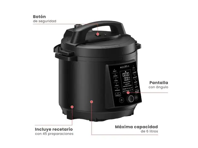 Olla Multifuncional 6 L Mouvair