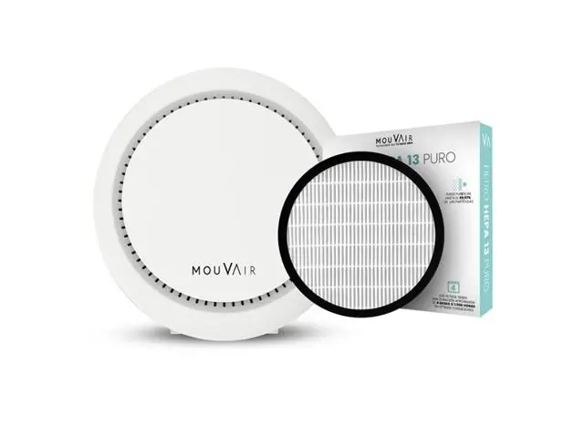 Purificador de Aire Mouvair Om Blanco + Filtro HEPA H13