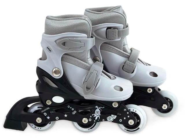 Patins Roller MOR Cinza Tam P 30-33