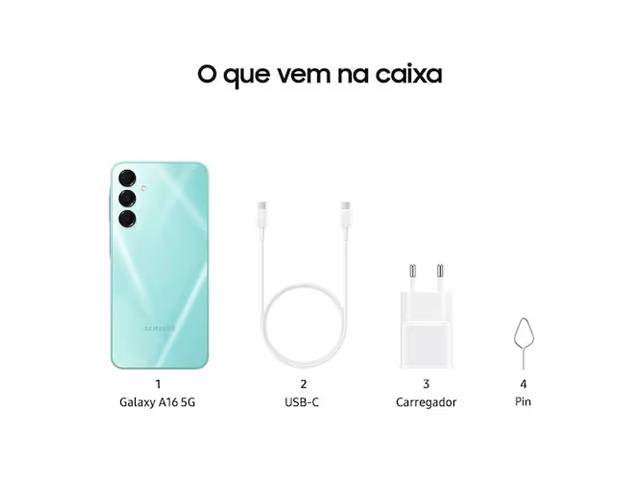 Smartphone Samsung Galaxy A16 LTE 128GB 4GB RAM Tela 6.7 Verde Claro - 1