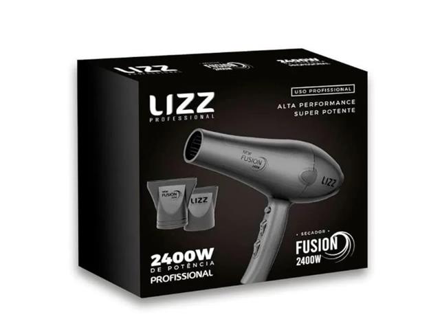 Secador de Cabelos Lizz Fusion Profissional Cinza/Grafite 2600W 220V - 2