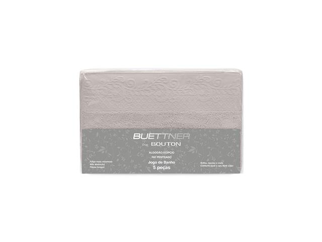 Jogo de Toalha Buettner Banho Darling branco / palha 5 Peças - 2