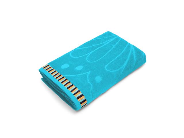 Toalha Buettner Borboleta Praia 81x150 azul topázio - 1