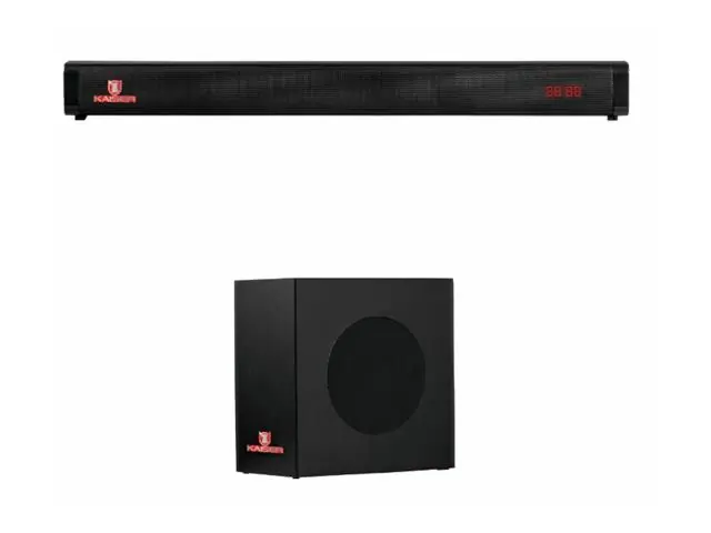 Soundbar 2,1 canales con Bluetooth® y subwoofe