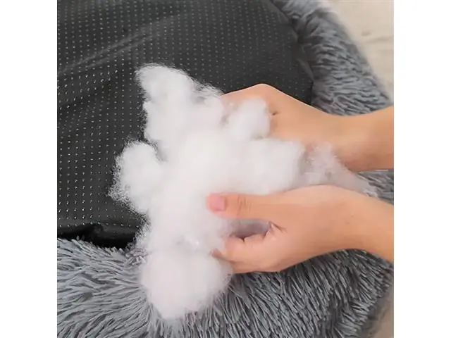 Cama antiestrés para mascotas mediana color Marrón
