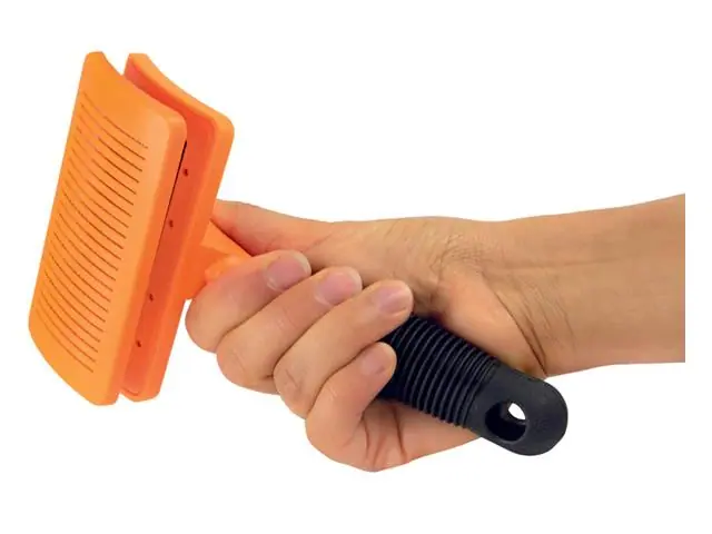 Cepillo carda con autolimpieza para marcotas