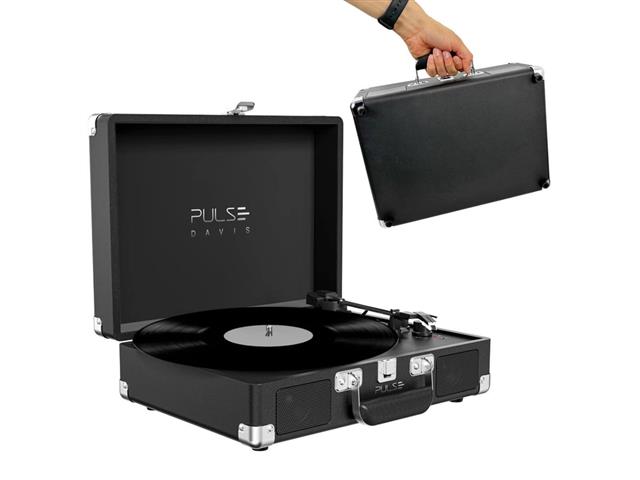 Vitrola Toca-discos Retrô Davis Bluetooth SP616 Pulse - 1