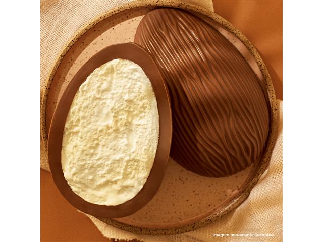 Ovo de Páscoa Brasil Cacau Puro Recheio Dinda 195G - 1