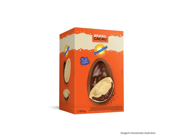 Ovo de Páscoa Brasil Cacau Recheado Ovomaltine 370G - 3