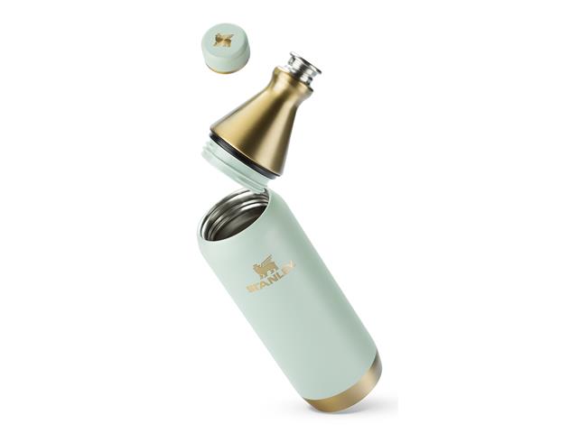 Garrafa Térmica Stanley Slim Bottle Gilded Celadon 591ML - 2
