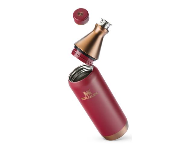 Garrafa Térmica Stanley Slim Bottle Gilded Pomegranate 591ML - 2