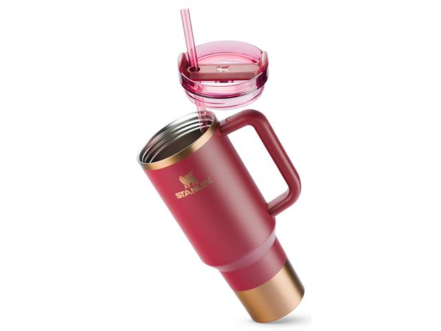 Copo com Canudo Stanley Quencher 2.0 Gilded Pomegranate 1,180 Litros - 2