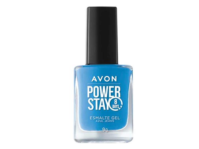 Esmalte Gel Avon Power Stay Azul Jeans