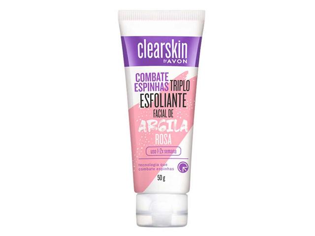 Esfoliante Argila Rosa Avon Clearskin 50g