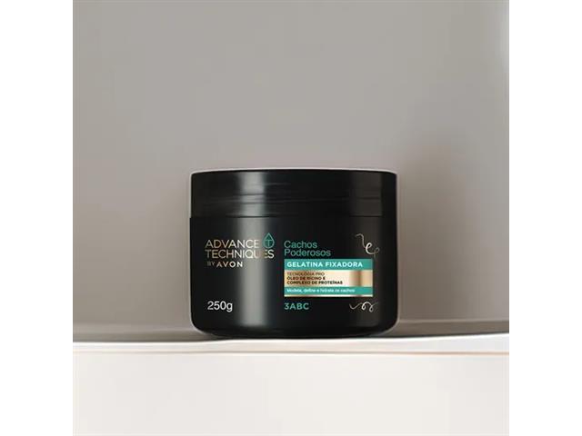 Gelatina Fixadora Cachos Poderosos Advance Techniques by Avon 250g - 1