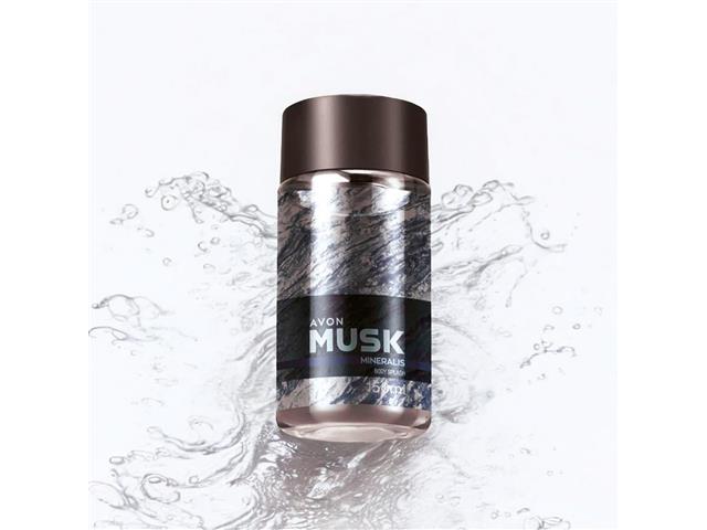 Body Splash Avon Musk Mineralis 150ml - 1
