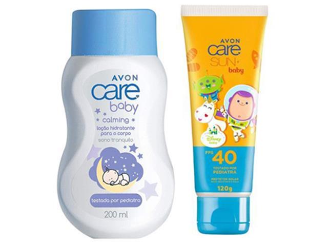 Kit Avon Care Baby Hidratante + Protetor Solar