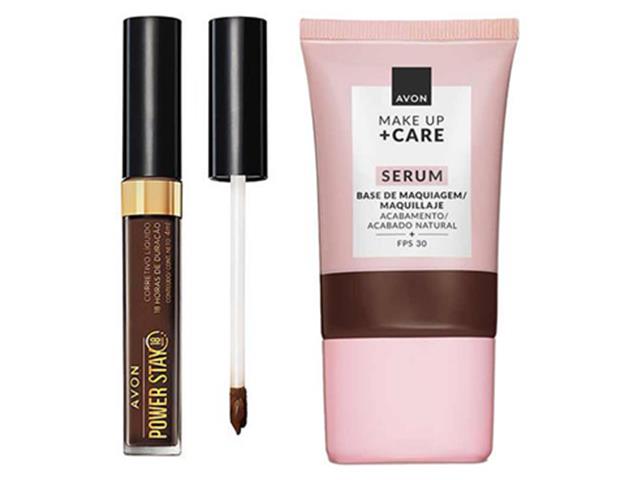 Kit Avon Corretivo 535 N + Base Sérum 540 F