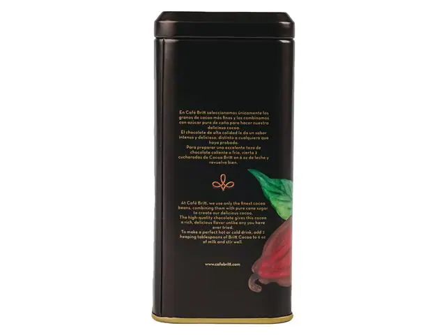 Chocolate Polvo Gourmet Britt Lata 400Gr