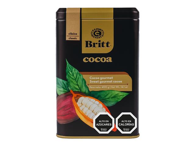 Chocolate Polvo Gourmet Britt Lata 400Gr