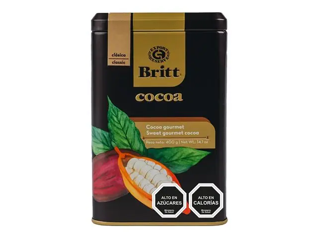 Chocolate Polvo Gourmet Britt Lata 400Gr