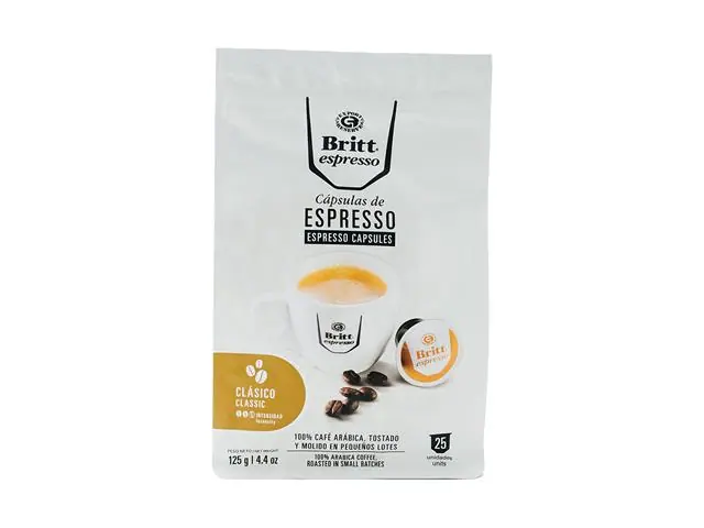 Britt Espresso Clasico 25 Capsulas Nespresso