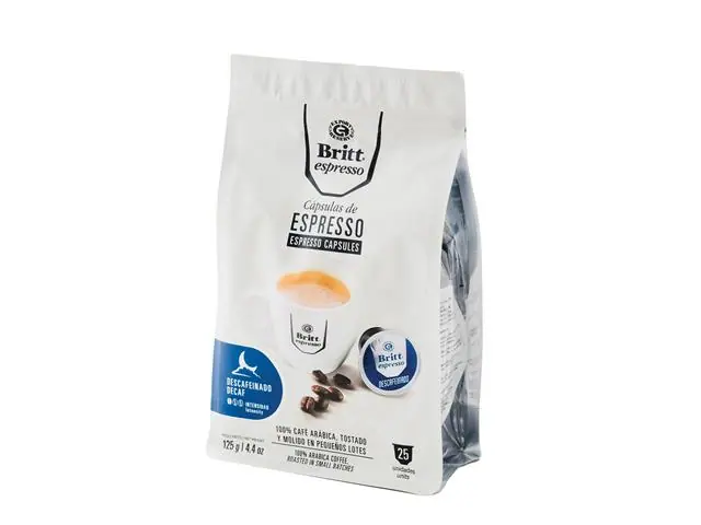 Britt Espresso Descafeinado 25 Capsulas Nespresso