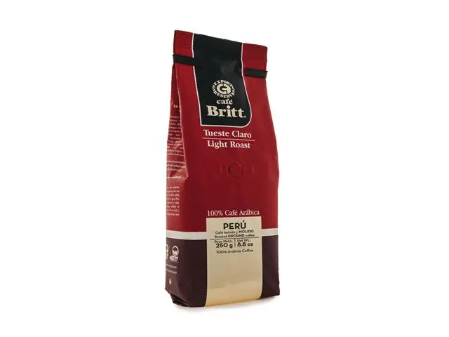 Café Britt Tueste Claro Molido 250 G Cl