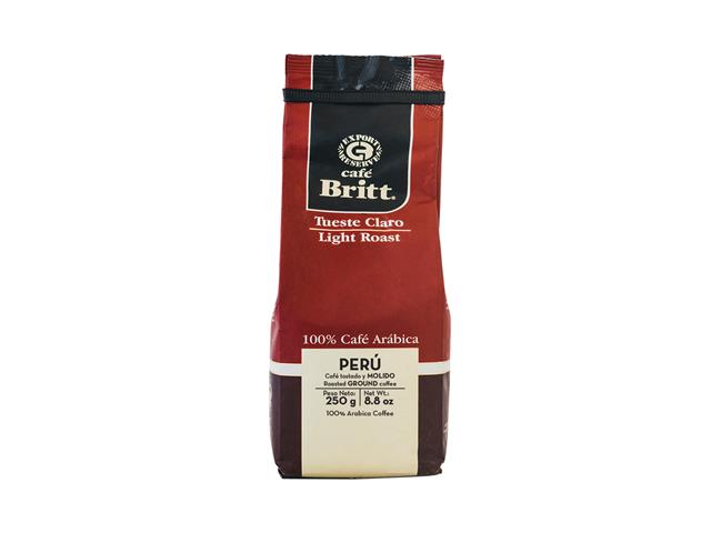 Café Britt Tueste Claro Molido 250 G Cl