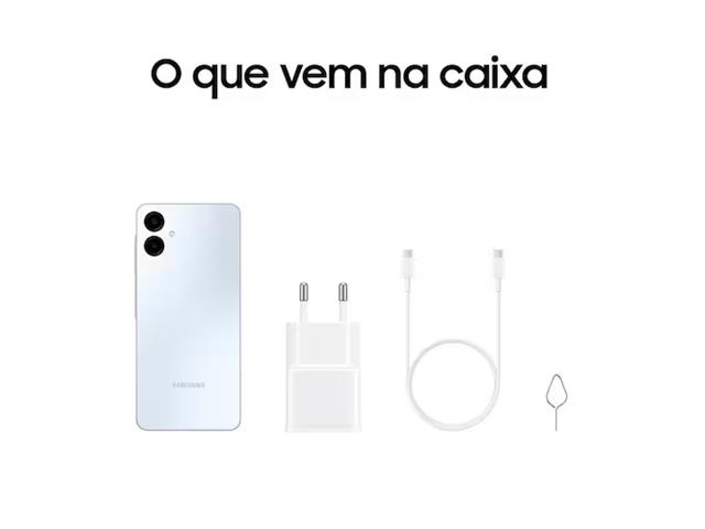 Smartphone Samsung Galaxy A06 4G 128GB 4GB RAM Tela 6,7" Branco - 1