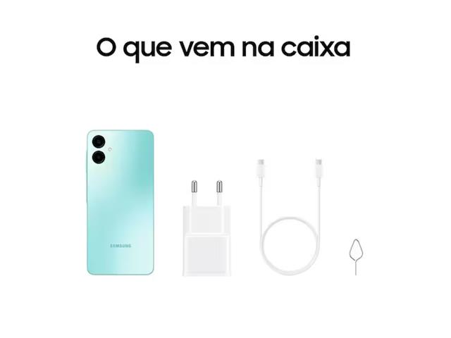 Smartphone Samsung Galaxy A06 4G 128GB 4GB RAM Tela 6,7" Verde Claro - 1