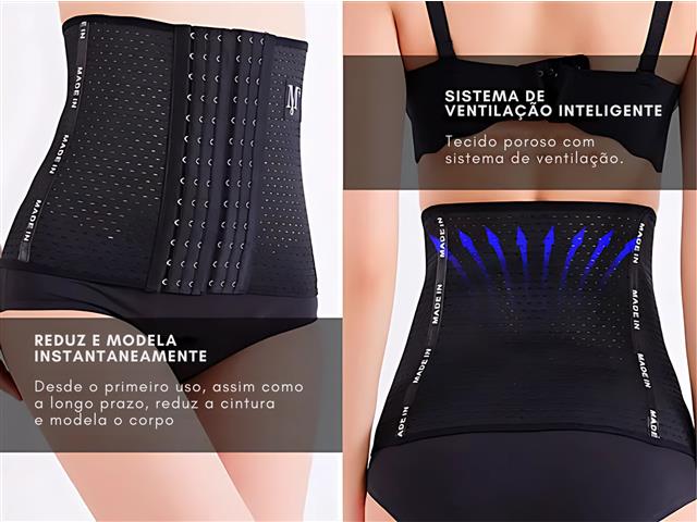 Cinta Abdominal Modeladora Gadnic Redutora de Cintura - 3