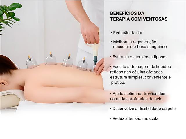 Kit 18 Ventosas com Bomba Ventosaterapia Massoterapia Gadnic - 2