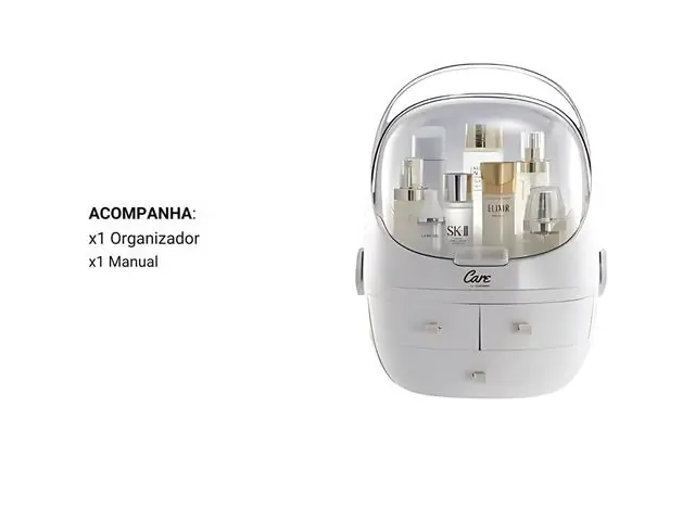 Organizador Mesa Multiuso com Gavetas Maquiagem Gadnic - 7