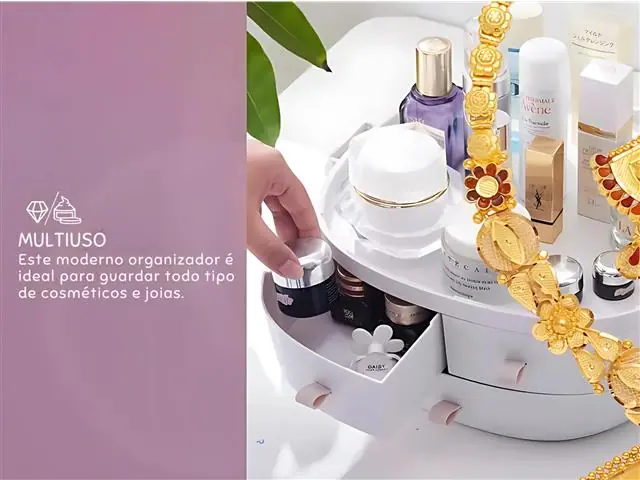 Organizador Mesa Multiuso com Gavetas Maquiagem Gadnic - 3