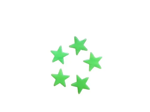 100 Estrelas Fluorescentes Neon Brilha No Escuro Teto e Parede Gadnic - 6