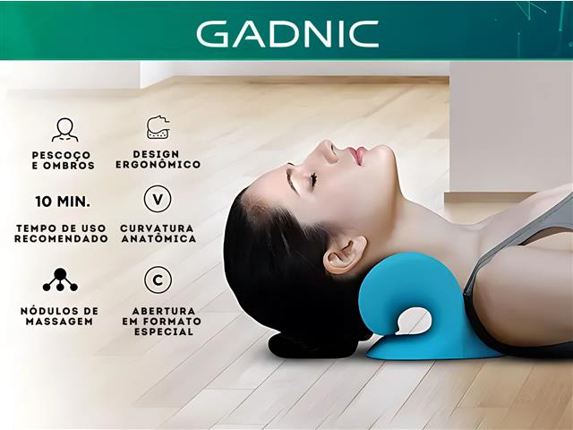 Almofada Cervical Relaxante de Pescoço e Ombros Gadnic - 1