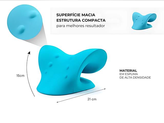 Almofada Cervical Relaxante de Pescoço e Ombros Gadnic - 4