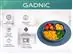 Kit 3 Alimentação Bebê Silicone Prato Gadnic Cor Cinza - 1