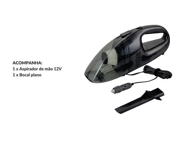 Aspirador de Pó Carro 12v Potente 80w Gadnic - 7