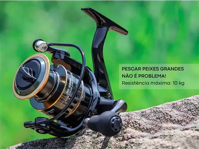 Carretel Molinete de Pesca Aluminio Gadnic - 2