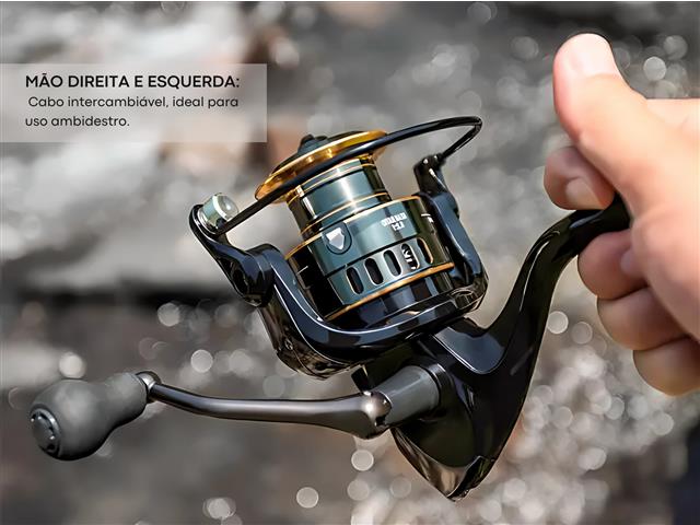 Carretel Molinete de Pesca Aluminio Gadnic - 3