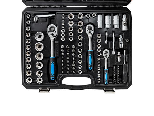 Maleta Jogo de Ferramentas Oficina Gadnic 172 Itens cor azul - 6