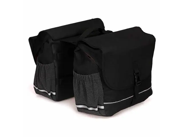 Alforja Doble Urbana Negra Hook